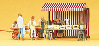 023-10053 - 1:87 - Obst- und Gemüsestände. Ferti
