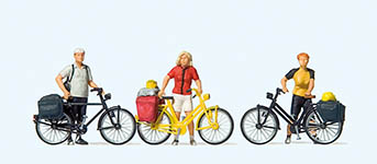 023-10643 - 1:87 - Stehende Radfahrer in sportli