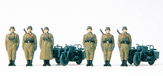 023-16571 - 1:87 - Kradschützen stehend. Zündapp