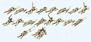 023-16620 - 1:87 - Infanterie liegend, im Gefech