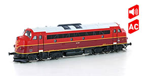 095-HE10044544 - H0 Diesellok NOHAB MY 1149 Rot Altmark Rail der Ep. V/VI - Digital mit Sound - Wechselstrom