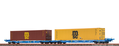  48108 - H0 - Containerwagen Sffggmrrss mit 2 x 40`Container, AAE, Ep. VI