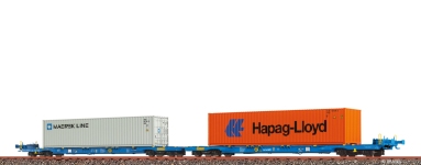  48109 - H0 - Containertragwagen Maersk / Hapag-Lloyd, AAE, Ep. VI