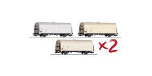 Tillig 502332 - H0 - 6-tlg. Display Kühlwagen, DR, Ep. IV