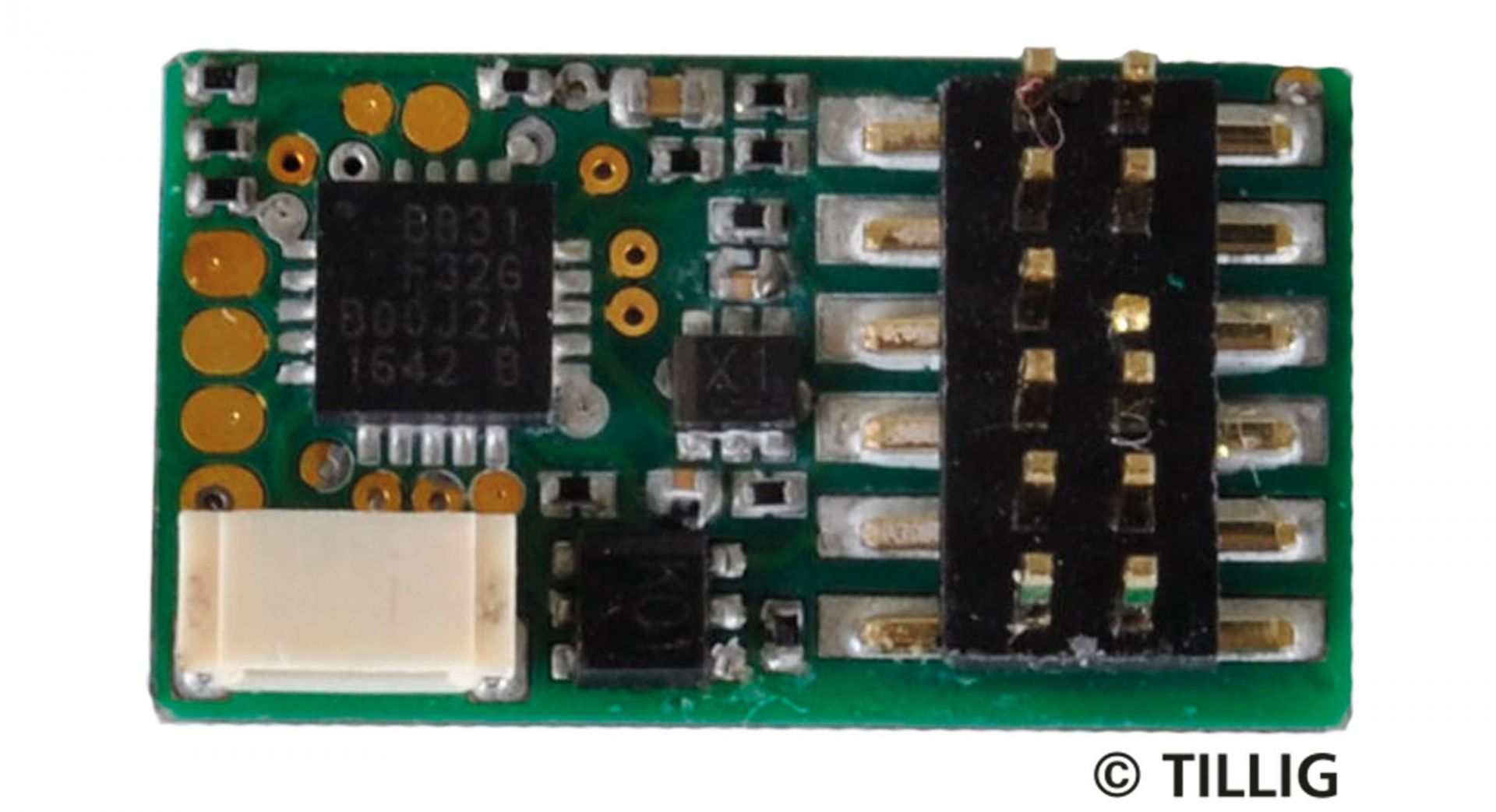 010-66035 - Decoder PluX 12 nach NEM 658 (Koop. Uhlenbrock) (TT, H0, H0m, H0e)