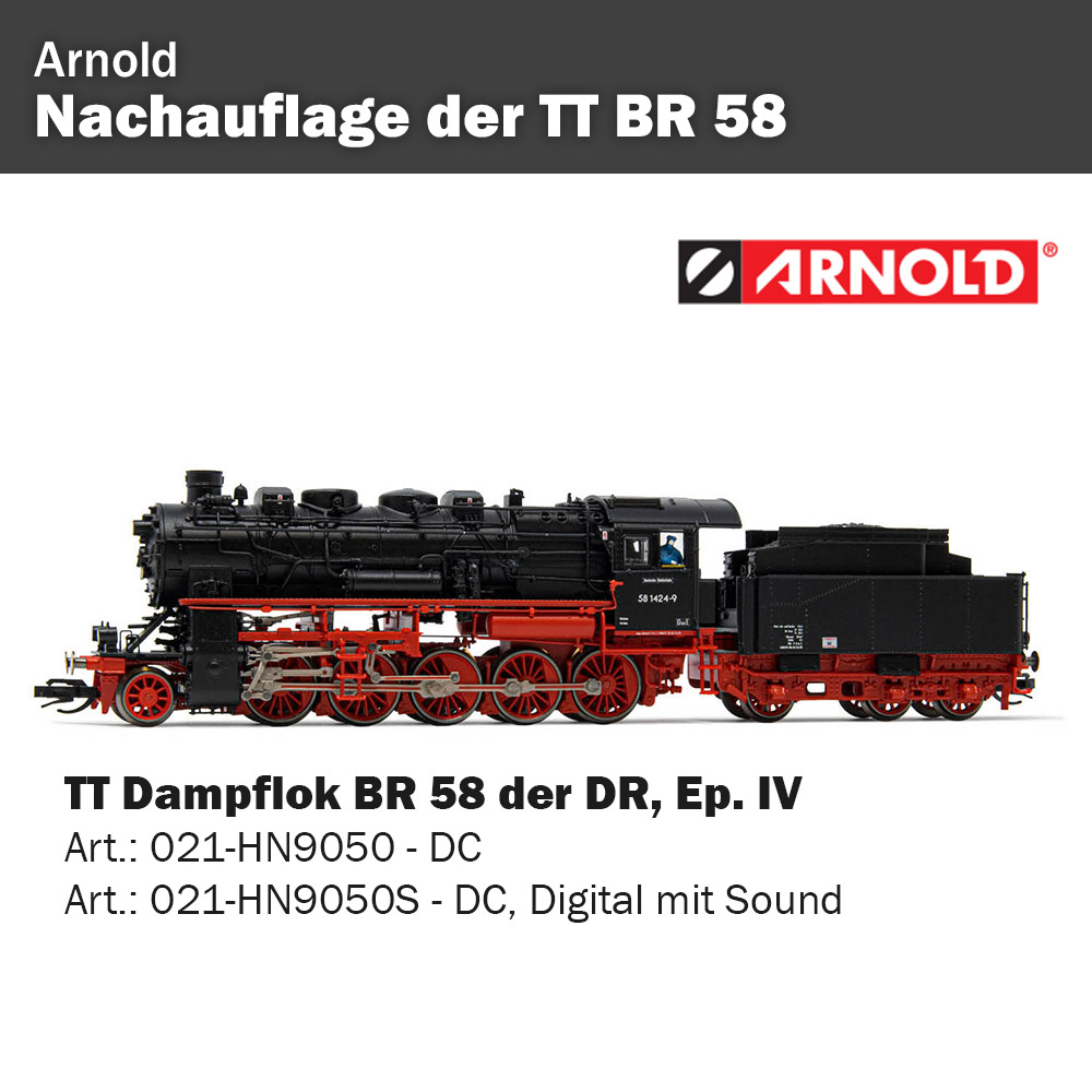 Arnold - Nachauflage der TT BR 58