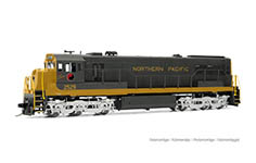 021-HR2886 - H0 - Northern Pacific, Diesellok U25C, #2529, Ep. III