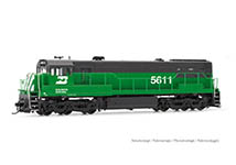 021-HR2887S - H0 - Burlington Northern, Diesellok U25C, #5611, Ep. III, mit DCC-Sounddecoder