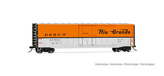 021-HR6583A - H0 - Denver & RioGrande Western, US-Boxcar, #60919, Ep. III