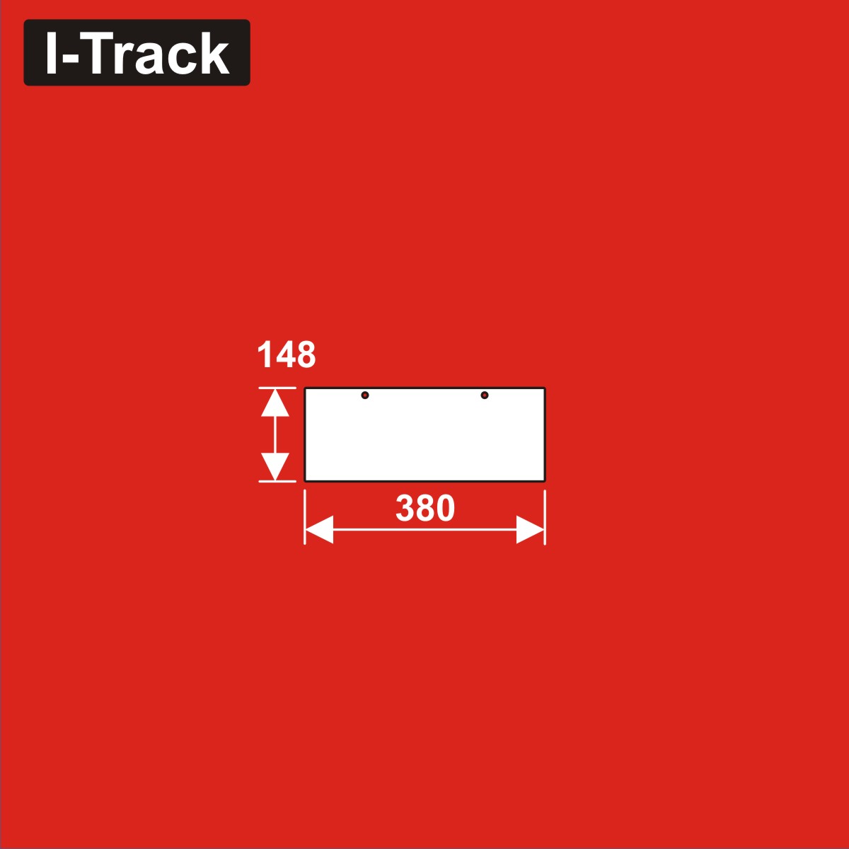 Seitenwand für Basisplatte, weiß<BR>Länge: 380 mm