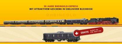 H0 7-tlg. Zugset Rheingold der DRG, Ep.II