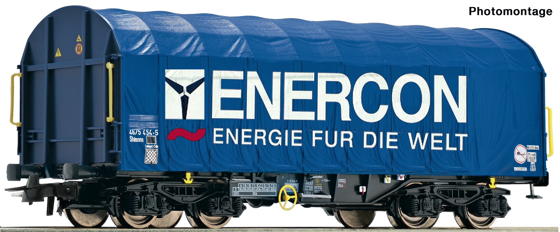 H0 Schiebeplanenwagen der Enercon, Ep.VI