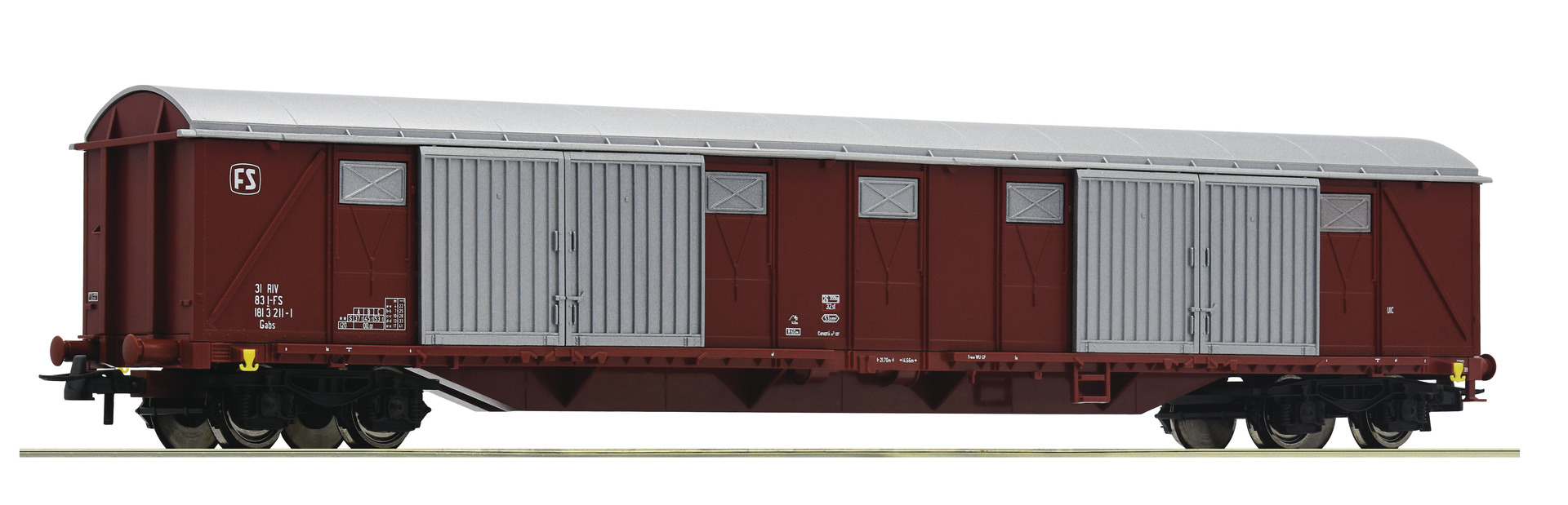 H0 Gedeckter Güterwagen der FS, Ep.IV