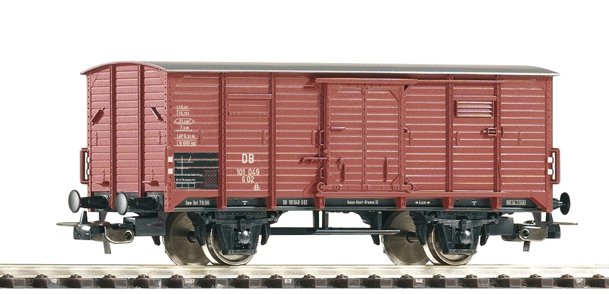 H0 - gedeckte Güterwagen G02 der DB; Ep. III