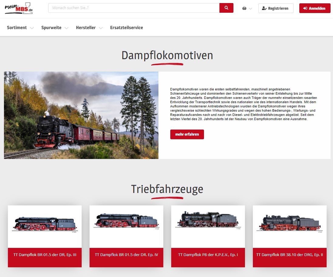 Endlich Online - Der Webshop ist jetzt da