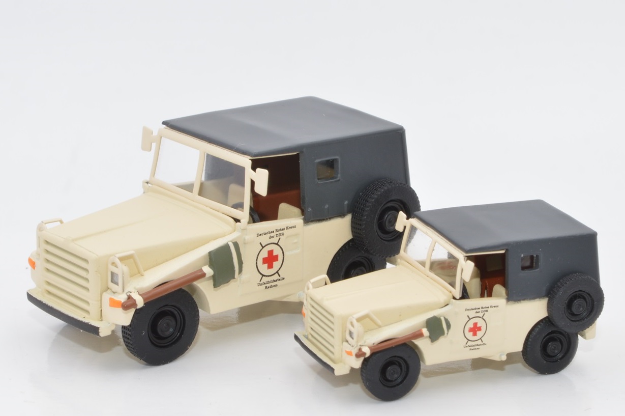 H0 IFA P3 Kübelwagen DRK Hilfszug Rathen