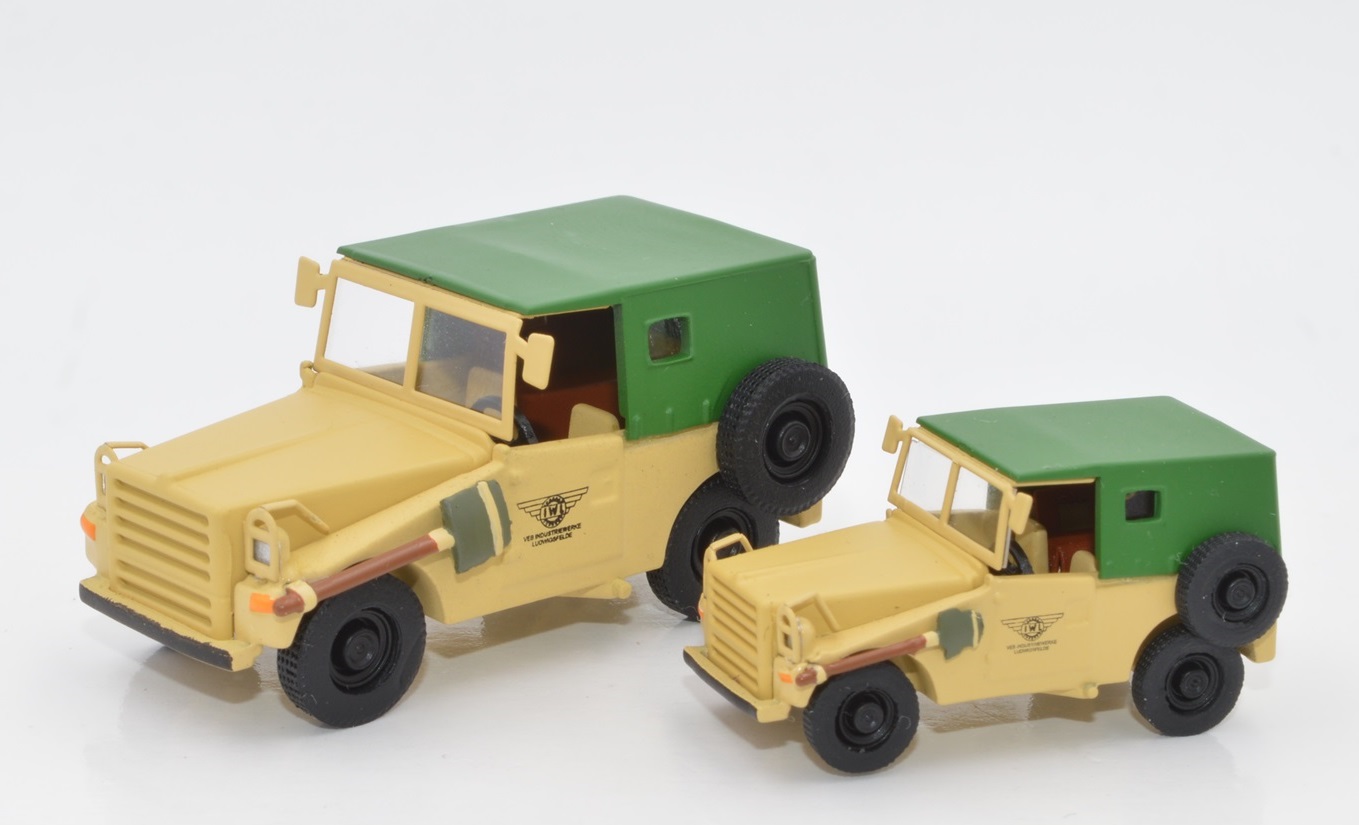 H0 IFA P3 Kübelwagen VEB Ludwigsfelde