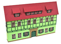 129-N60171 - N - Halbrelief Fachwerkhaus Rosenapotheke 1