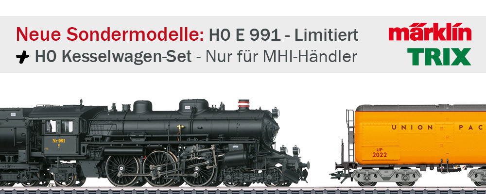 Märklin, Trix Sondermodell - Dampflok E 991