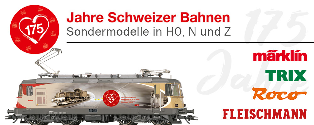 175 Jahre Schweizer Bahn