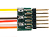 Fahrzeugdecoder DH10C (SX1, SX2, DCC und MM) mit Anschlusskabel für NEM 651