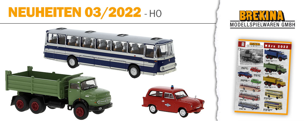 Brekina Neuheiten März 2022
