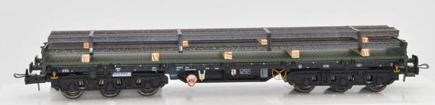 H0 - Schwerlastwagen Samms-u 454 silberner Kessel - gealtert, DB AG, Ep. VI