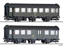 010-01051 - TT Reisezugwagen-Paar 2. Klasse/2. Klasse mit Packabteil der DB, Ep. IV