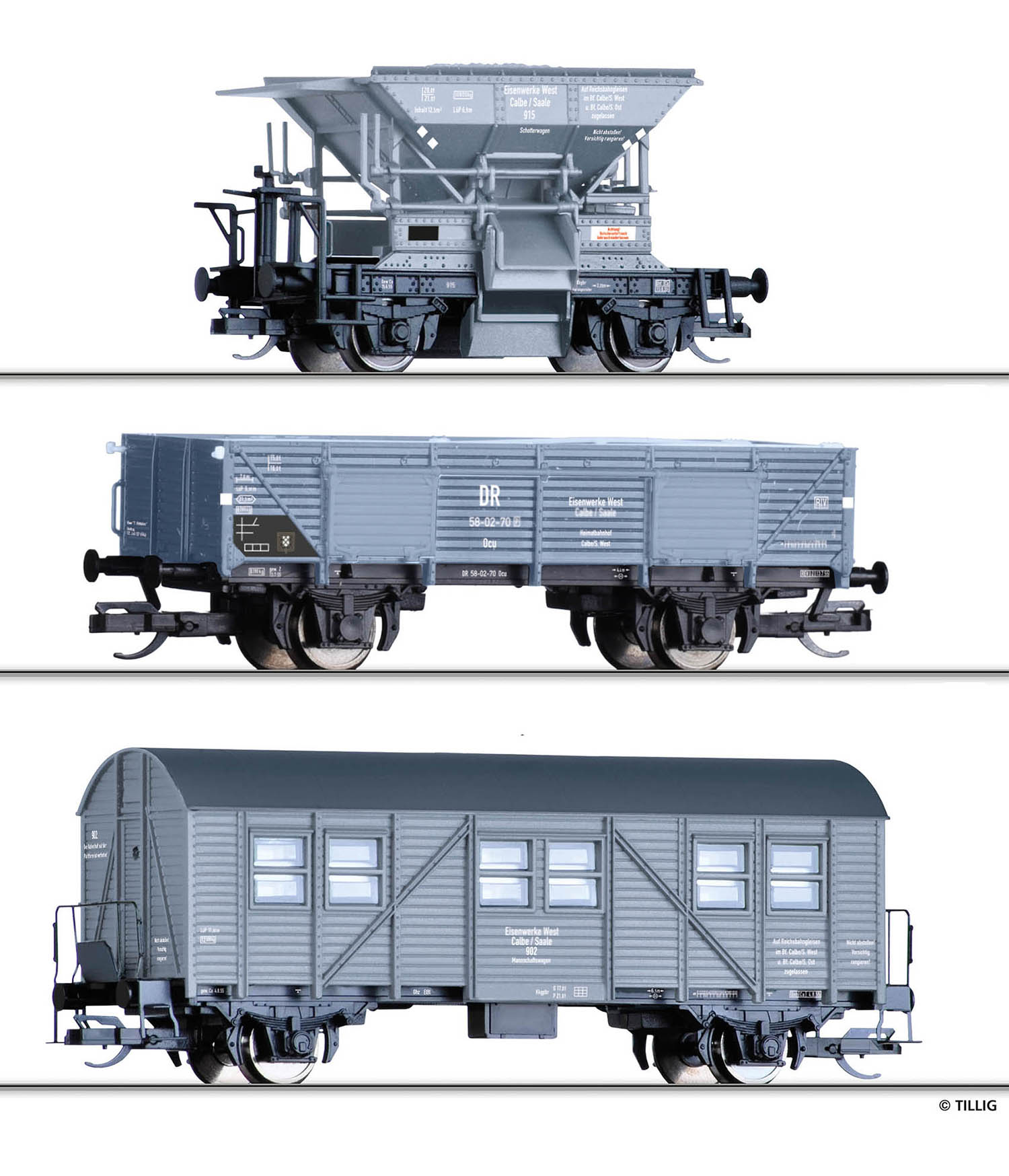 Artikel-Nr.: 010-502304 - TT Güterwagenset 