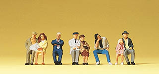 023-10384 - 1:87 - Sitzende Fahrgäste für Bus un