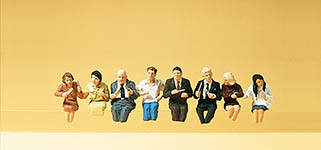 023-10391 - 1:87 - Sitzende Fahrgäste für Speise