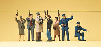 023-10405 - 1:87 - Straßenbahnpersonal. Fahrgäst