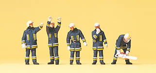 023-10486 - 1:87 - Feuerwehrmänner in moderner E