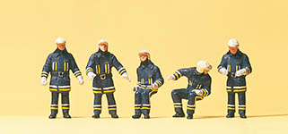 023-10487 - 1:87 - Feuerwehrmänner in moderner E