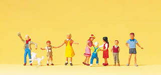 023-10530 - 1:87 - Spielende Kinder