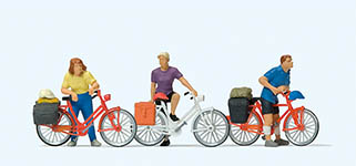 023-10637 - 1:87 - Stehende Radfahrer an der Bah