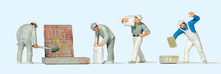 023-10654 - 1:87 - Bauarbeiter beim Verputzen