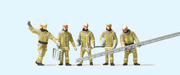 023-10770 - 1:87 - Feuerwehrmänner in moderner E