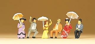 023-12136 - 1:87 - Sitzende Figuren (zu Kutsche)