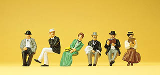 023-12190 - 1:87 - Sitzende Reisende. Um 1900