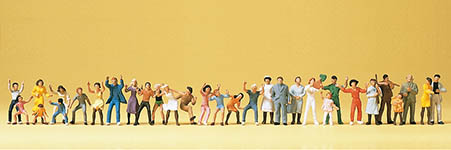 023-14414 - 1:87 - Volksfestbesucher. 30 Figuren