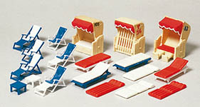 023-17308 - 1:87 - Liegestühle. Liegen. Strandkö