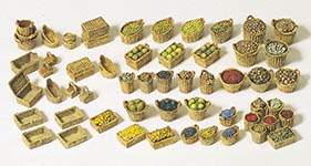 023-17502 - 1:87 - Körbe, Obst, Gemüse (lose). B