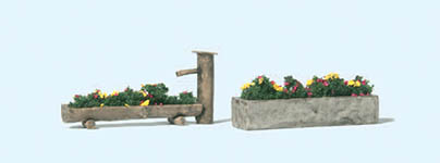 023-17716 - 1:87 - Blumenbepflanzte Brunnen.Fert