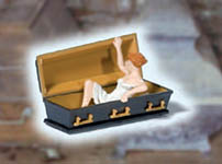 023-29112 - 1:87 - Weiblicher Vampir, Sargdeckel