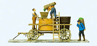 023-30398 - 1:87 - Winzerwagen stehend. Fertigmo
