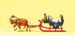 023-30420 - 1:87 - Touristen im Schlitten