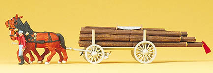 023-30465 - 1:87 - Langholzwagen. Fertigmodell
