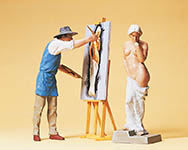 023-45095 - 1:22,5 - Kunstmaler und Modell