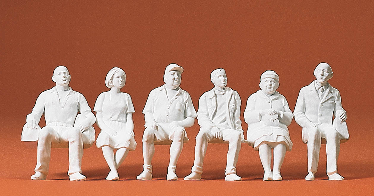 023-45183 - 1:22,5 - Sitzende Reisende. 6 Figuren